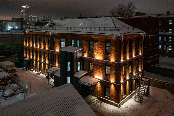 Архитектурное освещение офиса Green Dent1.jpg